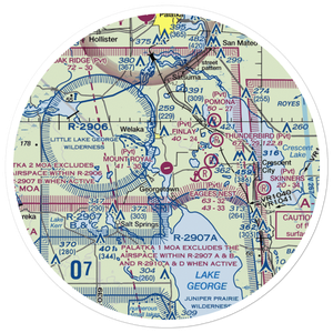 Mount Royal Airport (3FL0) VFR Sectional Sticker (30 mile)