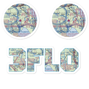 Mount Royal Airport (3FL0) VFR Sectional Sticker Pack