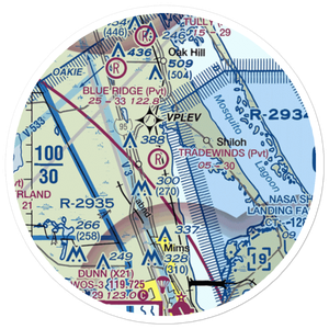Tradewinds Aerodrome (3FD6) VFR Sectional Sticker (20 mile)