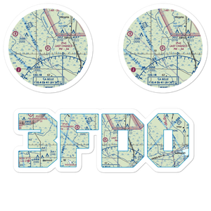 Last Chance Ranch Airport (3FD0) VFR Sectional Sticker Pack