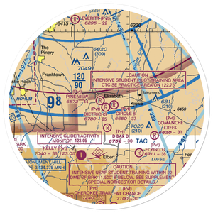 Dietrichs Airport (3CO7) VFR Sectional Sticker (30 mile)