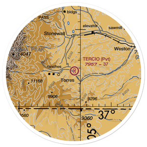 Tercio Ranch Airstrip (3CO4) VFR Sectional Sticker (20 mile)