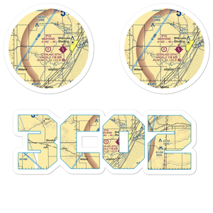 Mertens Airport (3CO2) VFR Sectional Sticker Pack