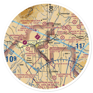 Sky Island Ranch Airport (3CO0) VFR Sectional Sticker (30 mile)