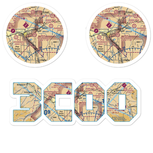 Sky Island Ranch Airport (3CO0) VFR Sectional Sticker Pack