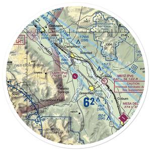 Clark Ranch Airport (3CA9) VFR Sectional Sticker (30 mile)