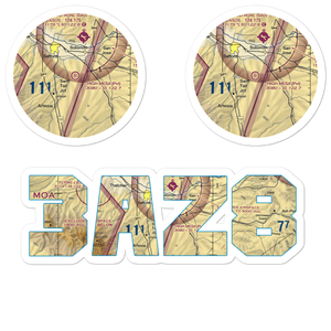 High Mesa Airpark (3AZ8) VFR Sectional Sticker Pack
