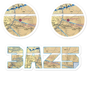 Hualapai Airport (3AZ5) VFR Sectional Sticker Pack