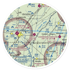 Quinn Field (3AR9) VFR Sectional Sticker (30 mile)