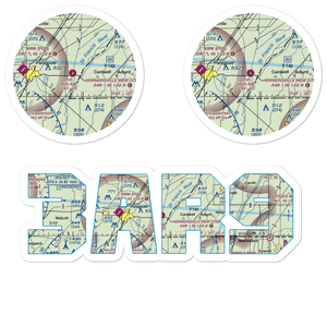 Quinn Field (3AR9) VFR Sectional Sticker Pack