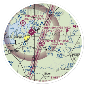 River Acres Airport (3AR8) VFR Sectional Sticker (20 mile)