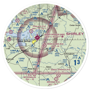 River Acres Airport (3AR8) VFR Sectional Sticker (30 mile)