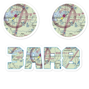 River Acres Airport (3AR8) VFR Sectional Sticker Pack