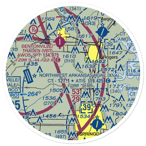 Taylor Field (3AR7) VFR Sectional Sticker (20 mile)