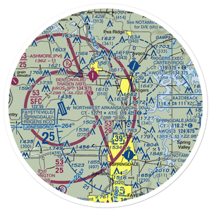Taylor Field (3AR7) VFR Sectional Sticker (30 mile)