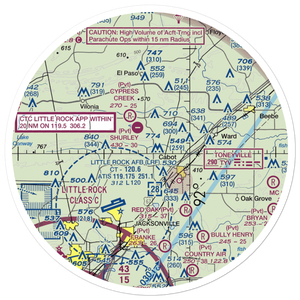Four Mile Creek Ranch Airport (3AR4) VFR Sectional Sticker (30 mile)