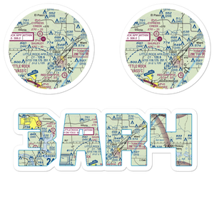 Four Mile Creek Ranch Airport (3AR4) VFR Sectional Sticker Pack