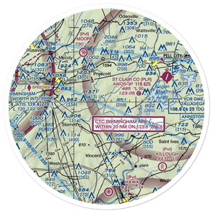 Town & Country Airpark (3AL6) VFR Sectional Sticker (30 mile)