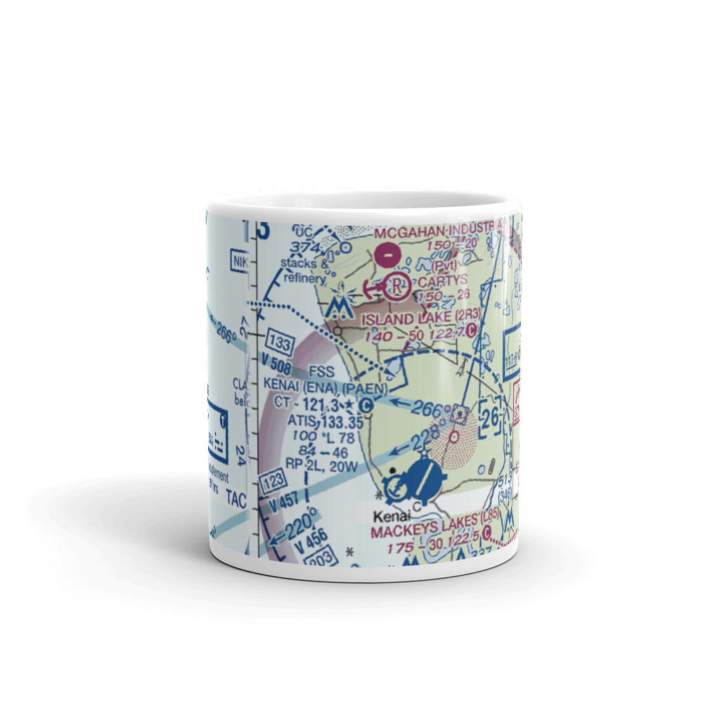 Johnson Airport (3AK4) VFR Sectional  Mug 