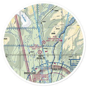 Songlo Vista Airport (3AK3) VFR Sectional Sticker (30 mile)