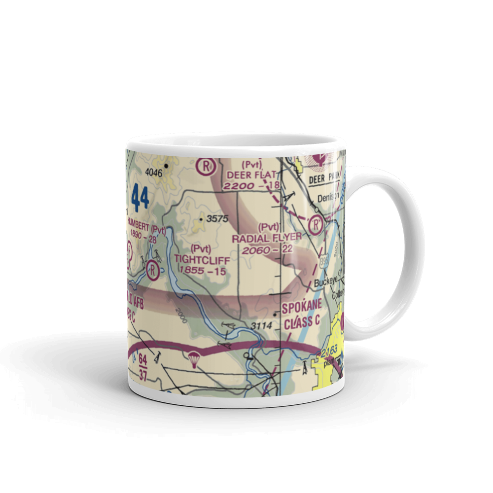Tailskid Ranch Airport (39WA) VFR Sectional  Mug 