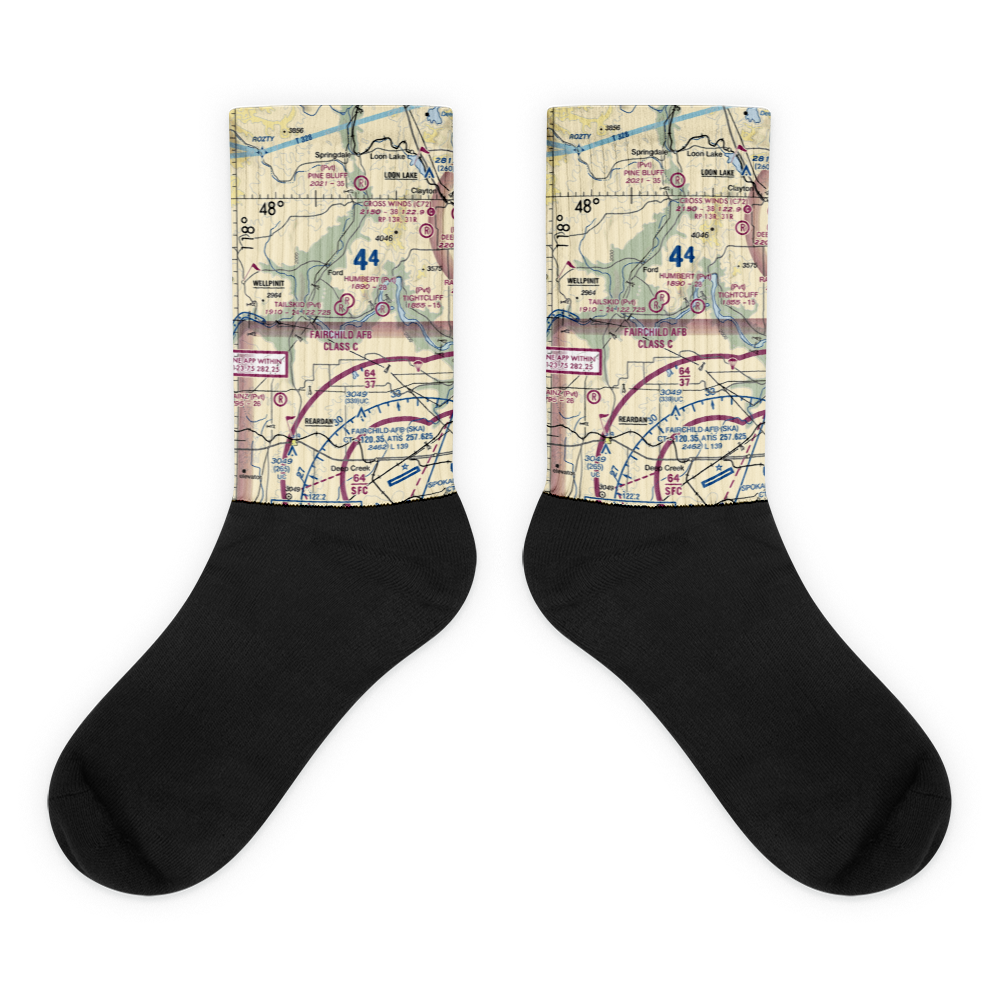 Tailskid Ranch Airport (39WA) VFR Sectional Socks 