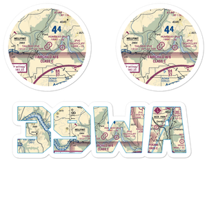 Tailskid Ranch Airport (39WA) VFR Sectional Sticker Pack