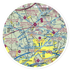 Gehris Airport (39PA) VFR Sectional Sticker (30 mile)