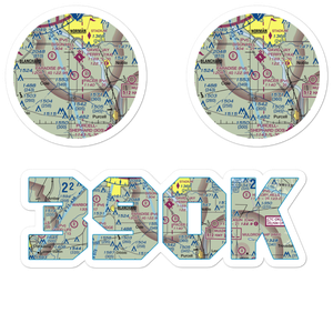 Paradise Air Haven Airport (39OK) VFR Sectional Sticker Pack