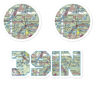 Roberts Field (39IN) VFR Sectional Sticker Pack