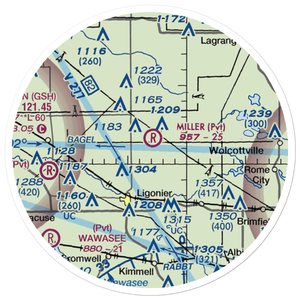 Miller Field (39II) VFR Sectional Sticker (20 mile)