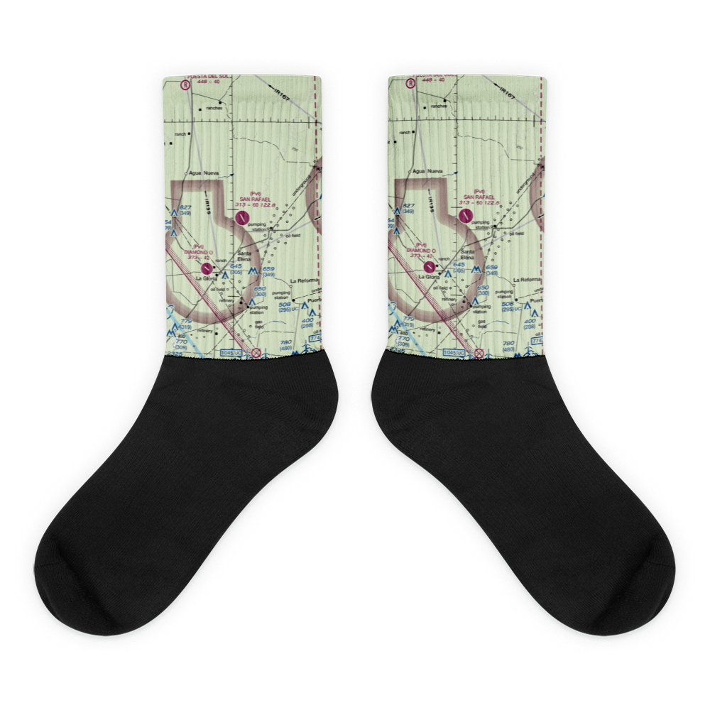 San Rafael Ranch Airport (38XS) VFR Sectional Socks 