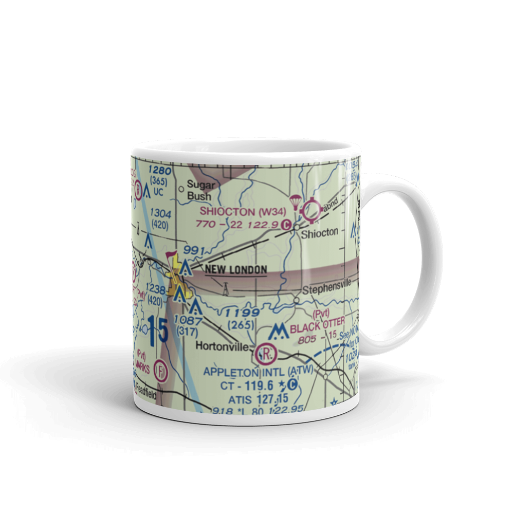 Northport Airport (38WI) VFR Sectional  Mug 