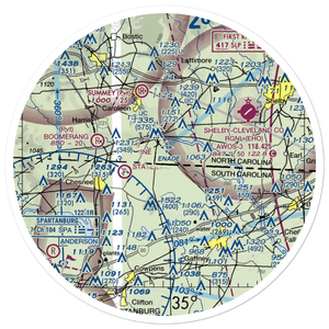 La Dolce Terra Airport (38SC) VFR Sectional Sticker (30 mile)