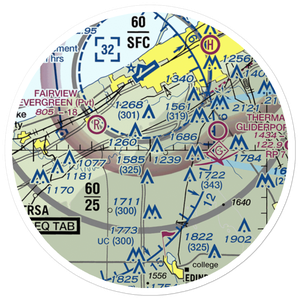 Waisley Airport (38PN) VFR Sectional Sticker (20 mile)