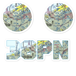 Waisley Airport (38PN) VFR Sectional Sticker Pack