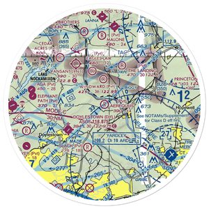 Aerequus Airport (38PA) VFR Sectional Sticker (30 mile)
