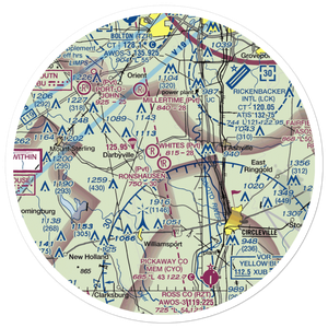 Ronshausen Airport (38OI) VFR Sectional Sticker (30 mile)