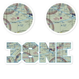 Boardman Aerial Airport (38NE) VFR Sectional Sticker Pack