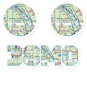 Barber Airport (38MO) VFR Sectional Sticker Pack