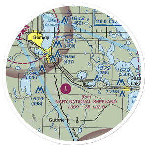 Chandler Personal Use Airport (38MN) VFR Sectional Sticker (20 mile)