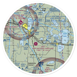 Chandler Personal Use Airport (38MN) VFR Sectional Sticker (30 mile)