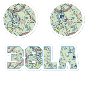 Whiteville Airport (38LA) VFR Sectional Sticker Pack