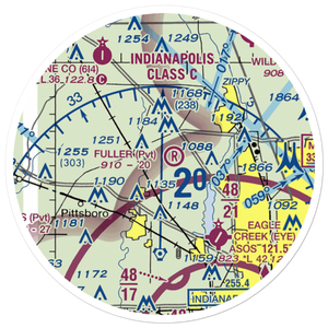 Fuller Field (38IN) VFR Sectional Sticker (20 mile)