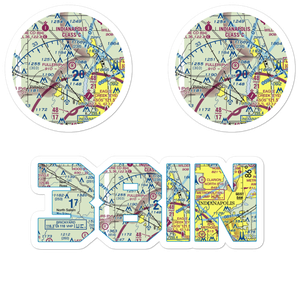 Fuller Field (38IN) VFR Sectional Sticker Pack