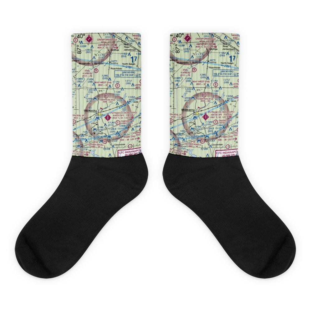 Hampton Field (38II) VFR Sectional Socks 