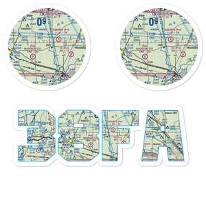 Blue Springs Airport (38FA) VFR Sectional Sticker Pack