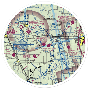 Sanborn Airport (38CN) VFR Sectional Sticker (30 mile)