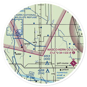 Cashen Airport (38CA) VFR Sectional Sticker (20 mile)