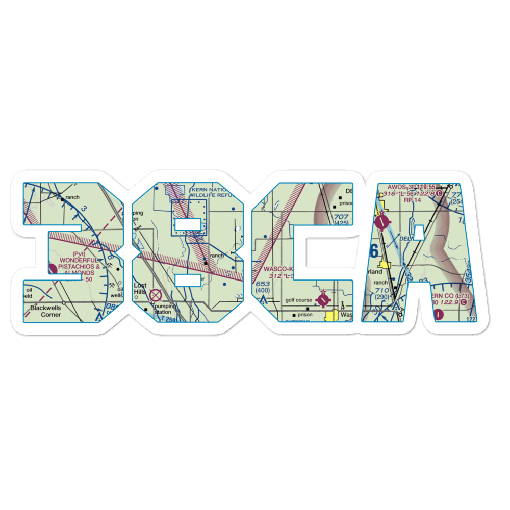 Cashen Airport (38CA) VFR Sectional Sticker 